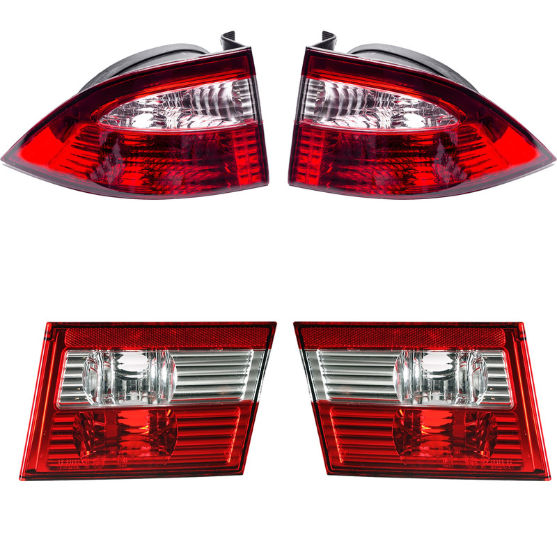 چراغ خطر عقب سمند LX (بسته 4 عددی پک کامل)